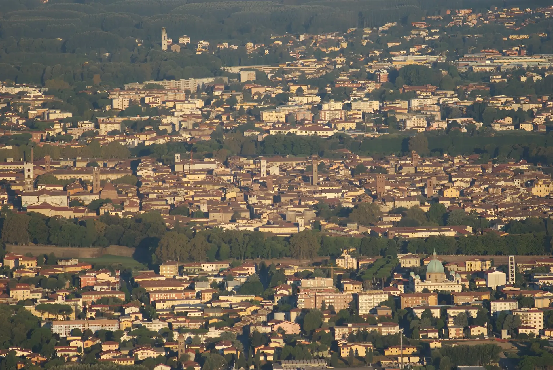 Lucca vista dall'alto